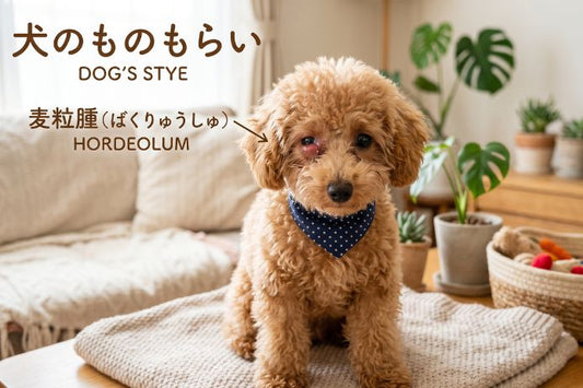 犬のものもらいとは？症状・原因・自然治癒・病院へ行く目安を解説