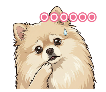 オンリーわんLINEスタンプ8個